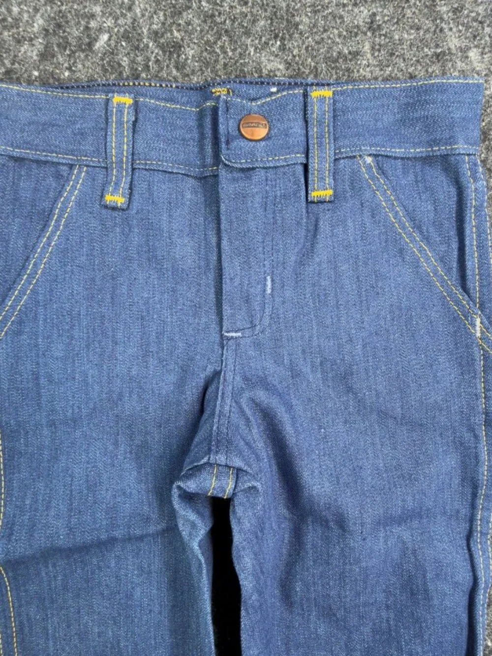 Vintage Maverick Big Rick Kids 3 Reg Jeans Blue Hot Air Balloon USA NWT